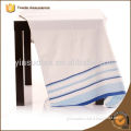 white and blue stripes bulk face washer towel wholesale
